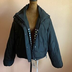 Zara Black Puffer Jacket